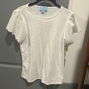 Short Sleeve White Top